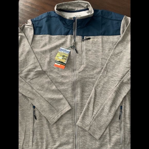 - NWTOrvis XL, XXL Bonded mesh full zip jacket size Grey and Blue - Picture 3 of 16